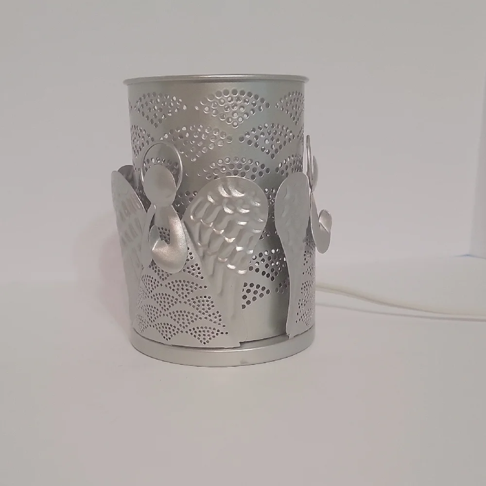 Tin Silver Angel Motif Accent Light.